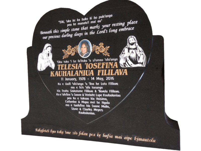 Heart Shaped Stones - SDE Memorial Tonga (1)